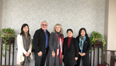 加拿大乔治布朗学院幼教系主任一行来访我校