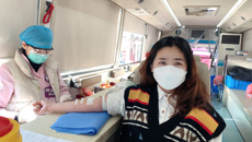 为爱献血，抗击疫情——我校教职工积极参加苏州市教育局开展的无偿献血活动