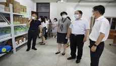 省教育厅副厅长王成斌一行来校督查